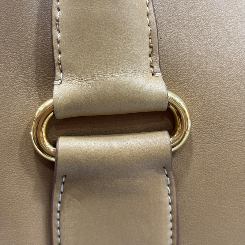 PRADA BN2135 大地色 全牛皮 手提包 購物包 肩背包 托特包 旅行袋 公事包 健身房-26