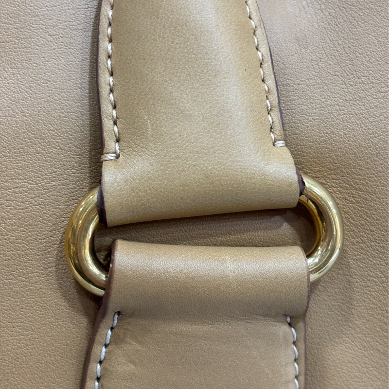 PRADA BN2135 大地色 全牛皮 手提包 購物包 肩背包 托特包 旅行袋 公事包 健身房-27