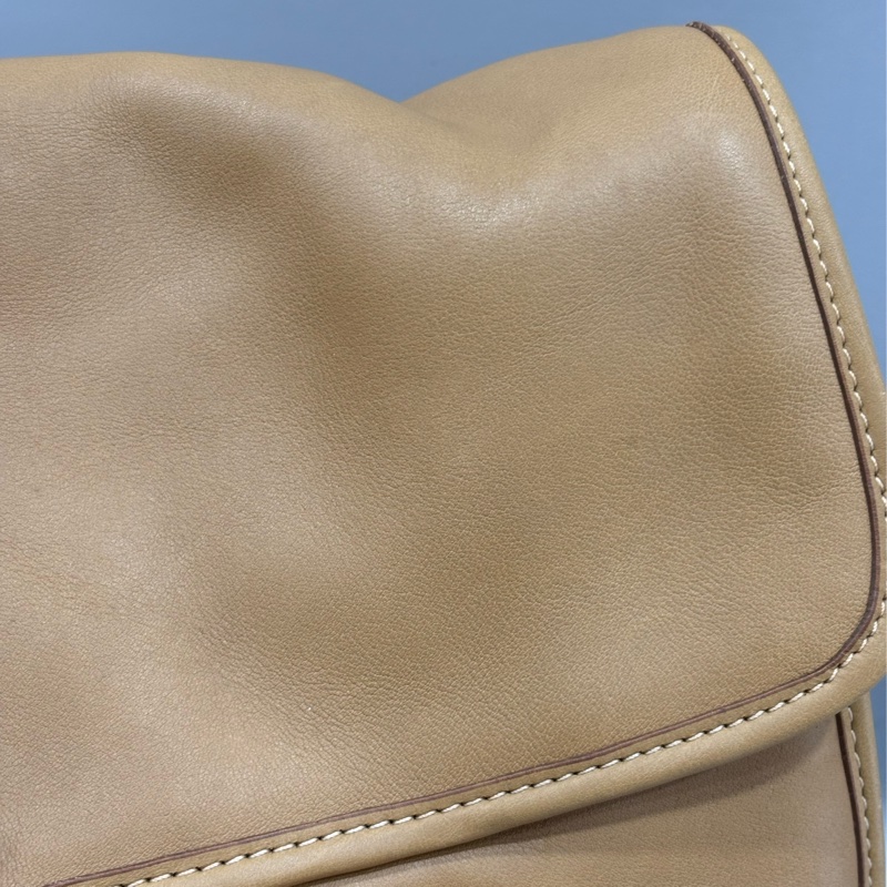 PRADA BN2135 大地色 全牛皮 手提包 購物包 肩背包 托特包 旅行袋 公事包 健身房-35