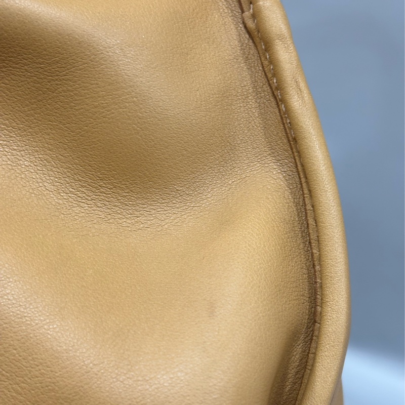 PRADA BN2135 大地色 全牛皮 手提包 購物包 肩背包 托特包 旅行袋 公事包 健身房-48