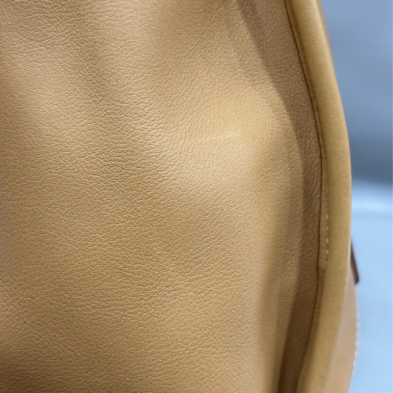 PRADA BN2135 大地色 全牛皮 手提包 購物包 肩背包 托特包 旅行袋 公事包 健身房-49