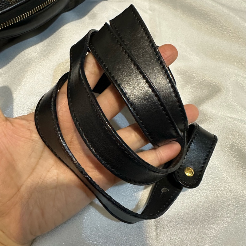 Celine vintage黑花相機包-27