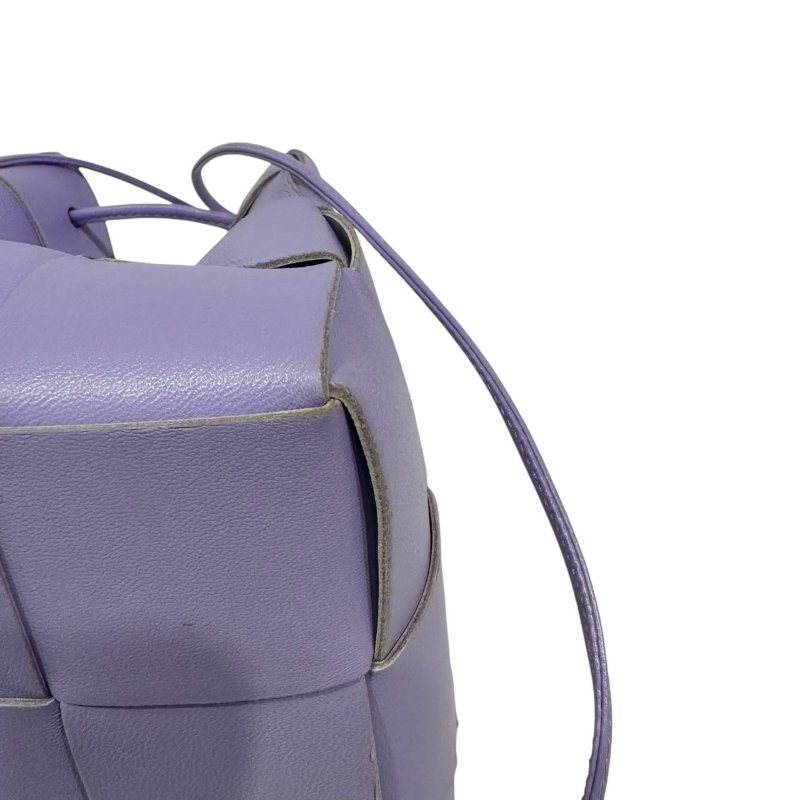 【美收精品】BV 紫色大編織肩背包 4-465-3