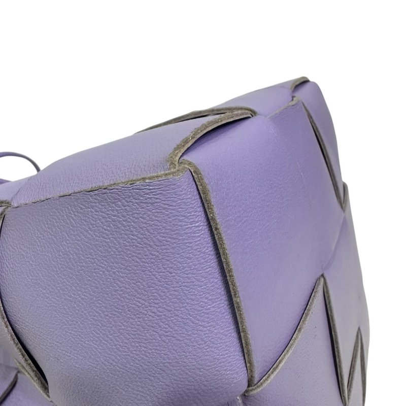 【美收精品】BV 紫色大編織肩背包 4-465-4