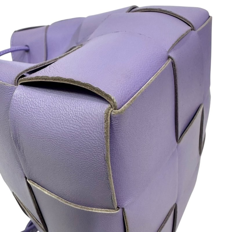 【美收精品】BV 紫色大編織肩背包 4-465-5