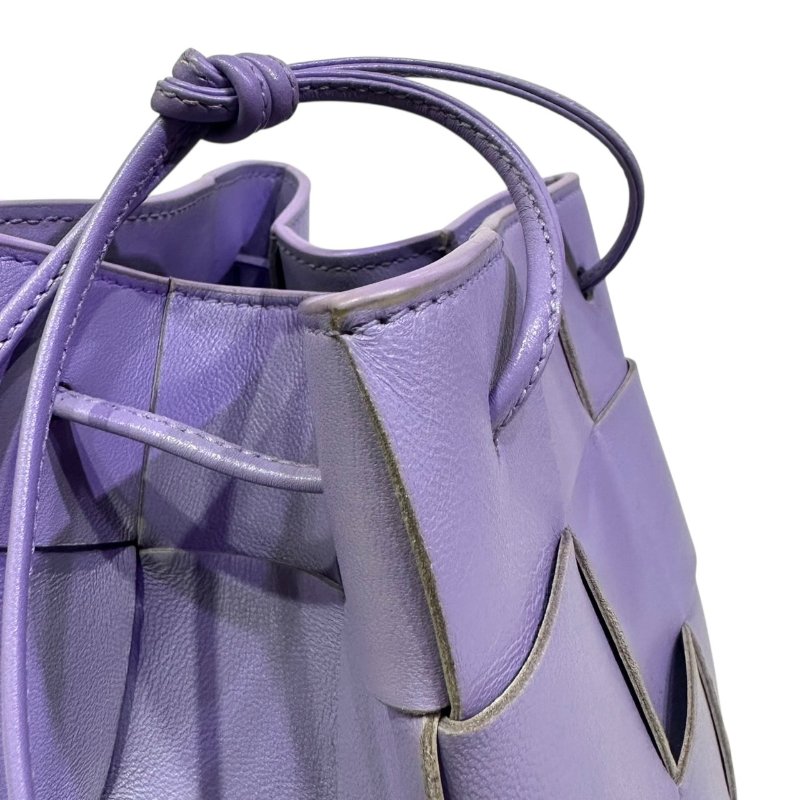 【美收精品】BV 紫色大編織肩背包 4-465-6