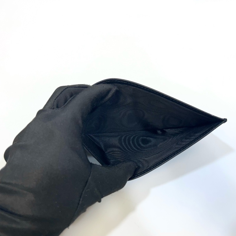 Dior 黑金羊皮藤格紋Lady Dior Pouch斜背包S0204ONMJ-12