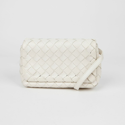 BOTTEGA VENETA 翻蓋迷你肩斜背包 609412