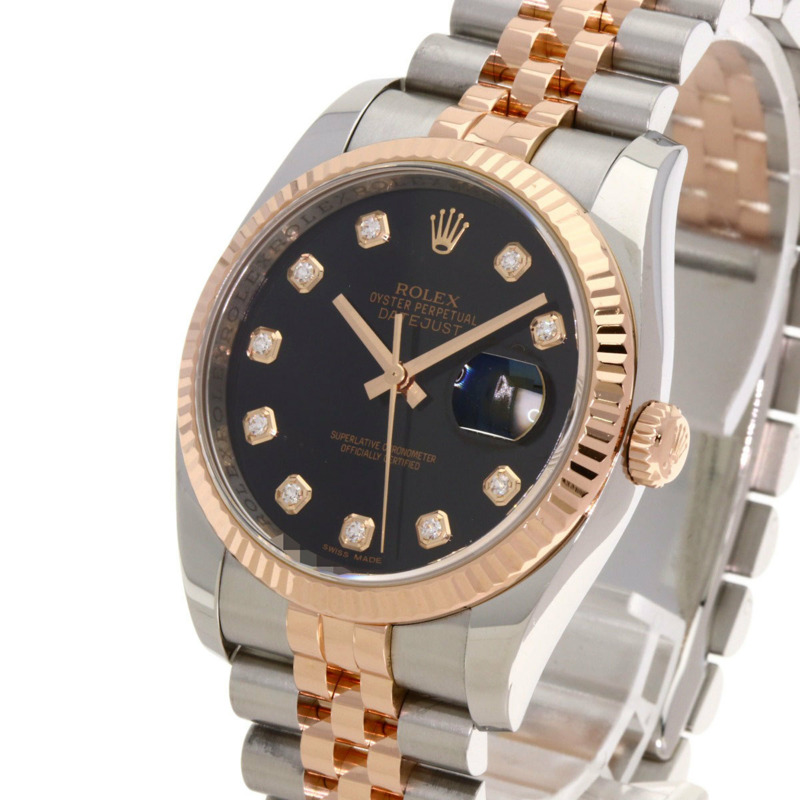 勞力士 116231G Datejust 男士十鑽腕錶，精鋼及 18K 黃金材質 (SSx18KPG)。-2