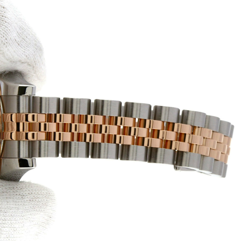 勞力士 179171NR Datejust VI 女士鑲鑽腕錶,精鋼及18K黃金材質 (SSx18KPG)。-8