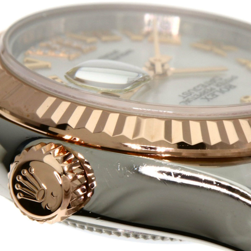 勞力士 179171NR Datejust VI 女士鑲鑽腕錶,精鋼及18K黃金材質 (SSx18KPG)。-10