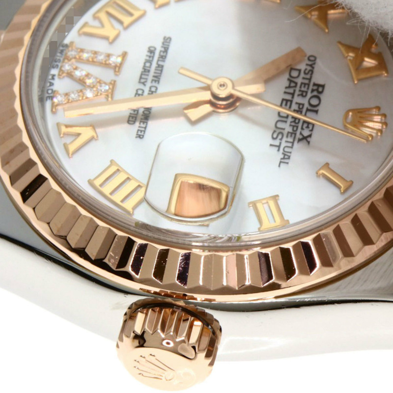 勞力士 179171NR Datejust VI 女士鑲鑽腕錶,精鋼及18K黃金材質 (SSx18KPG)。-25