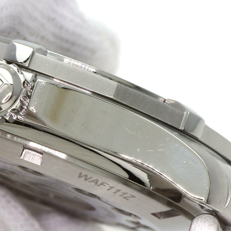 TAG Heuer WAF111Z Aquaracer 男士日期鬧鐘不鏽鋼腕錶-9