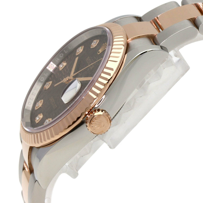 勞力士 126231G Datejust 36 不鏽鋼腕錶,18K鍍金(SSx18KPG)男士款-4