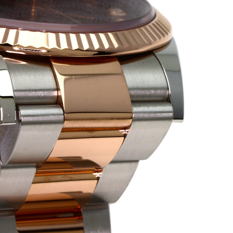 勞力士 126231G Datejust 36 不鏽鋼腕錶,18K鍍金(SSx18KPG)男士款-19