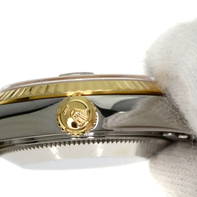 勞力士 69173G Datejust 10P 鑲鑽藍色漸變不鏽鋼腕錶(SSx18KYG),女款-9