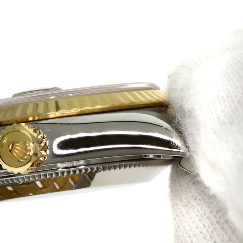 勞力士 69173G Datejust 10P 鑲鑽藍色漸變不鏽鋼腕錶(SSx18KYG),女款-10