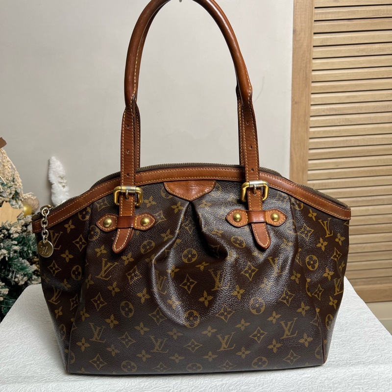 LV路易威登 老花中號餃子包 手提單肩腋下包-0