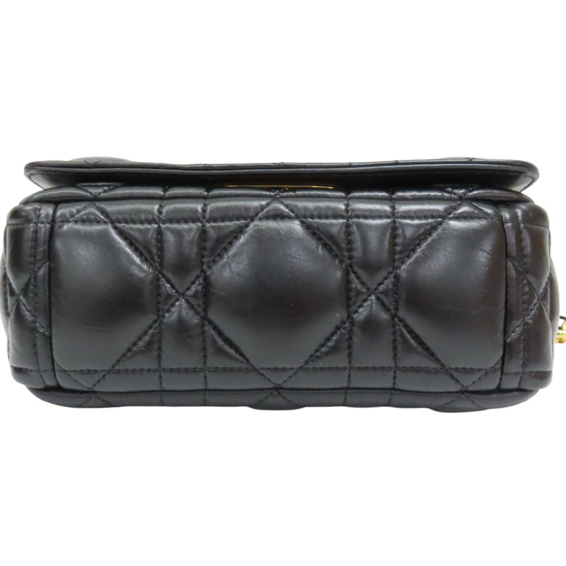 黑色羊皮 Caro 肩背包【Dior 迪奧】-3