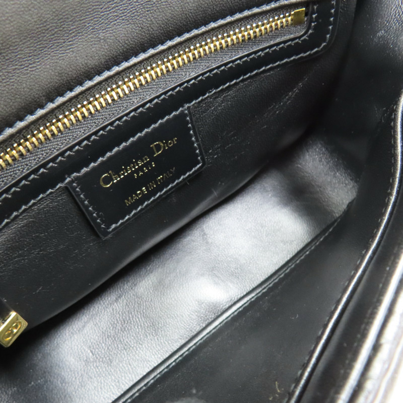 黑色羊皮 Caro 肩背包【Dior 迪奧】-4