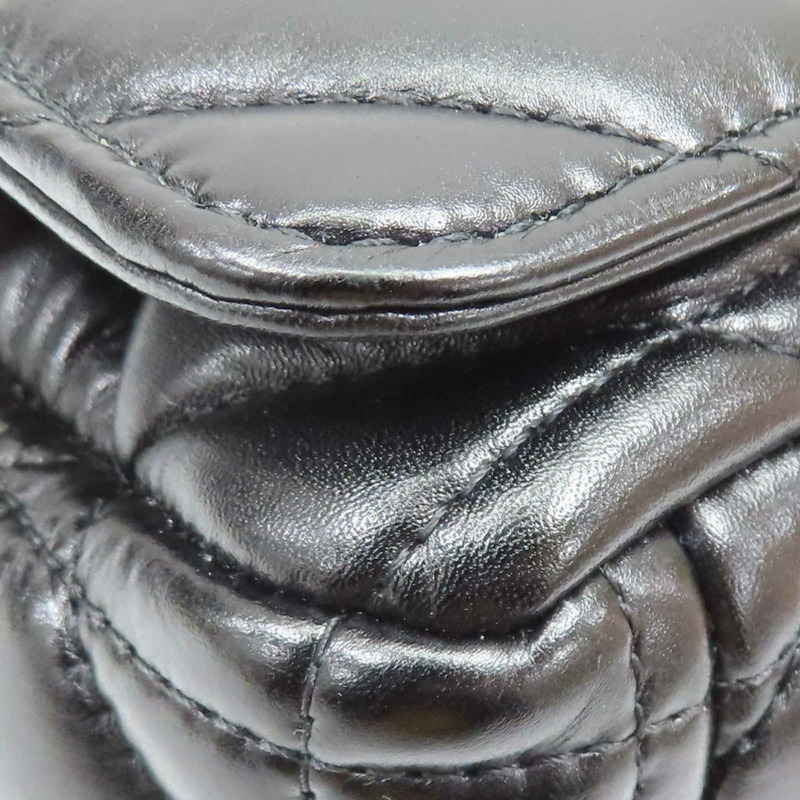 黑色羊皮 Caro 肩背包【Dior 迪奧】-12