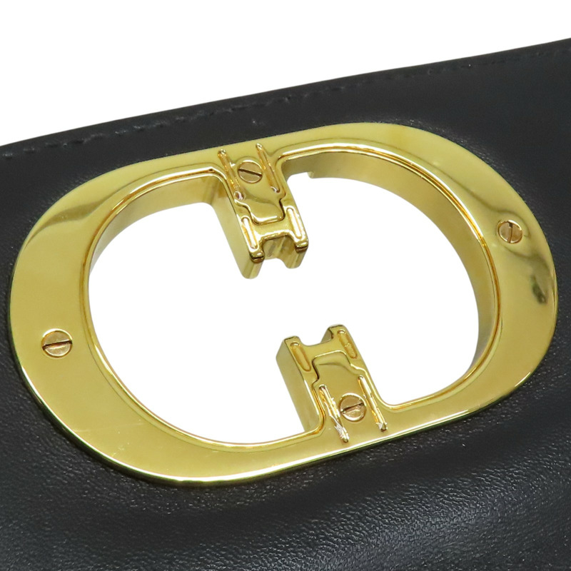 黑色羊皮 Caro 肩背包【Dior 迪奧】-17