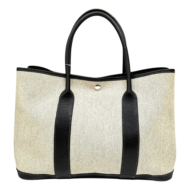 米色帆布 Bolduc Twilly Garden Party 36 手提包【HERMES 愛馬仕】-2