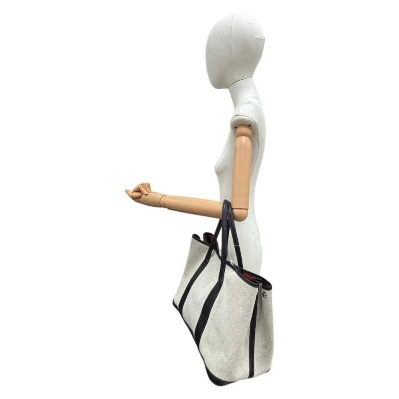 米色帆布 Bolduc Twilly Garden Party 36 手提包【HERMES 愛馬仕】-6