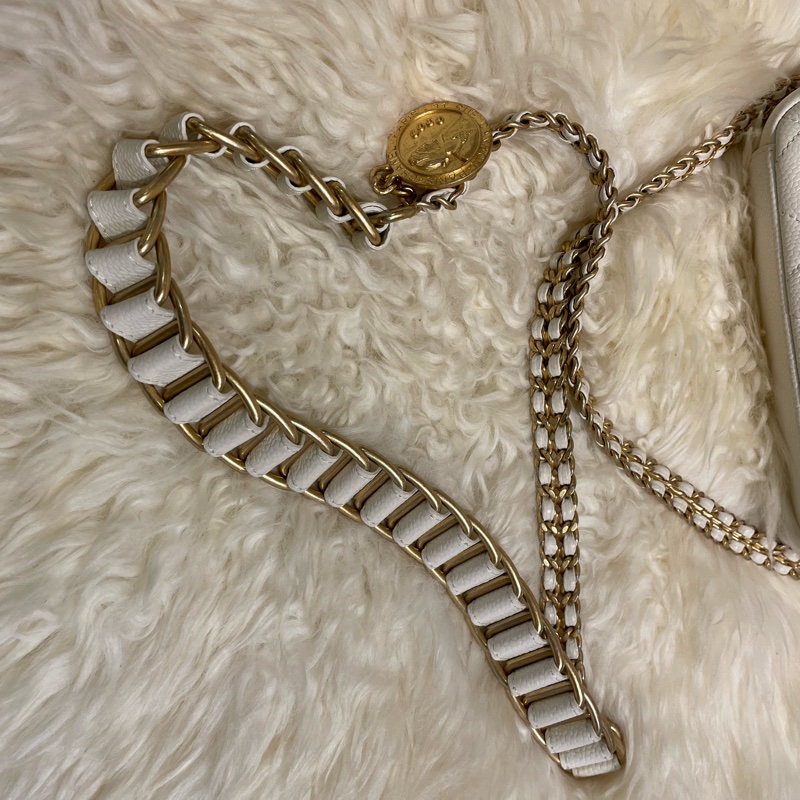 Chanel 金幣鏈帶Flap Bag-9