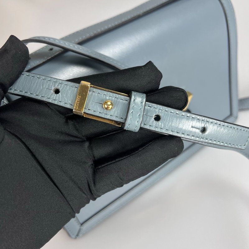 LOEWE 深藍灰Barcelona肩背包中號-8