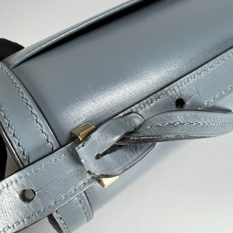 LOEWE 深藍灰Barcelona肩背包中號-9