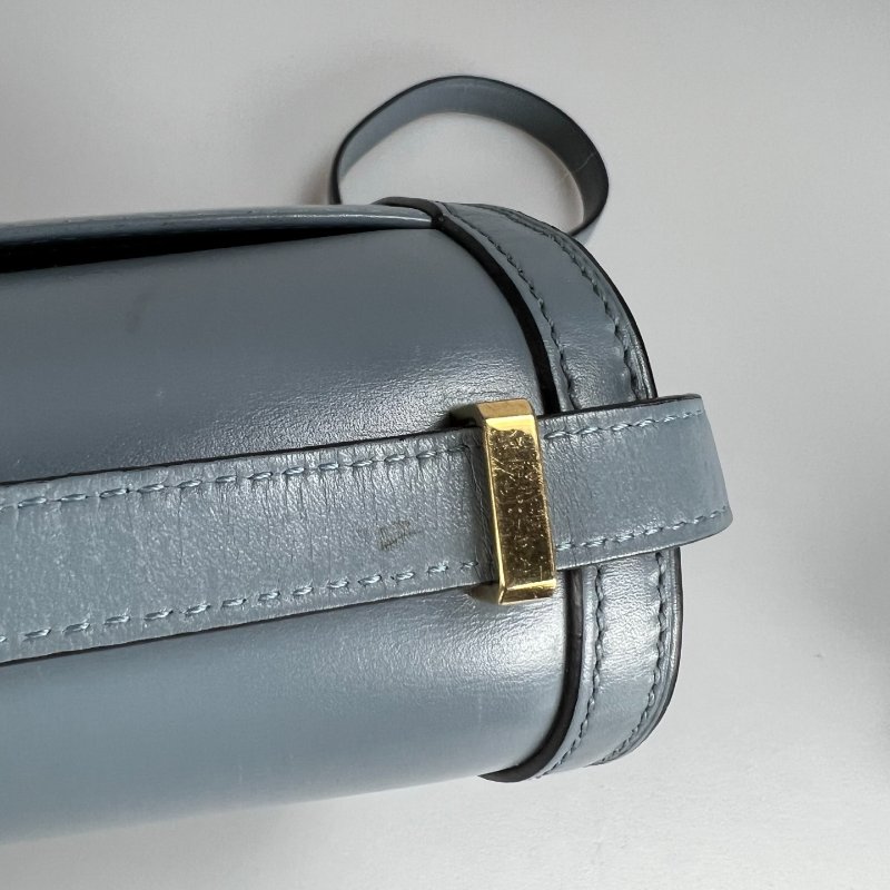 LOEWE 深藍灰Barcelona肩背包中號-10