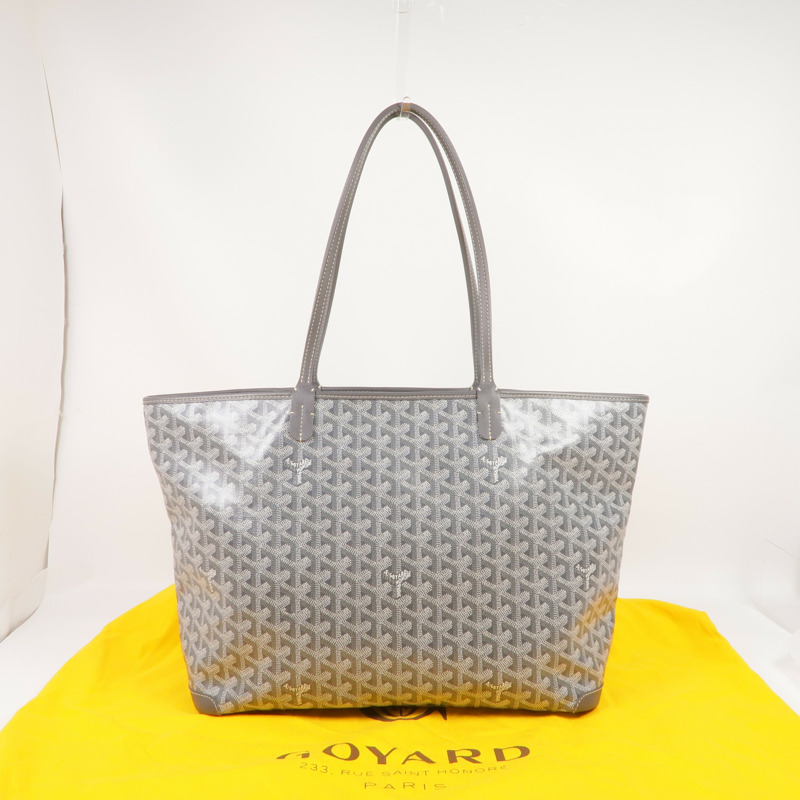 GOYARD 塗層帆布Artois MM銀扣肩背袋/手挽袋-16