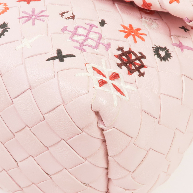 BOTTEGA VENETA 織紋皮革Chain Shoulder鏈帶肩背袋-5