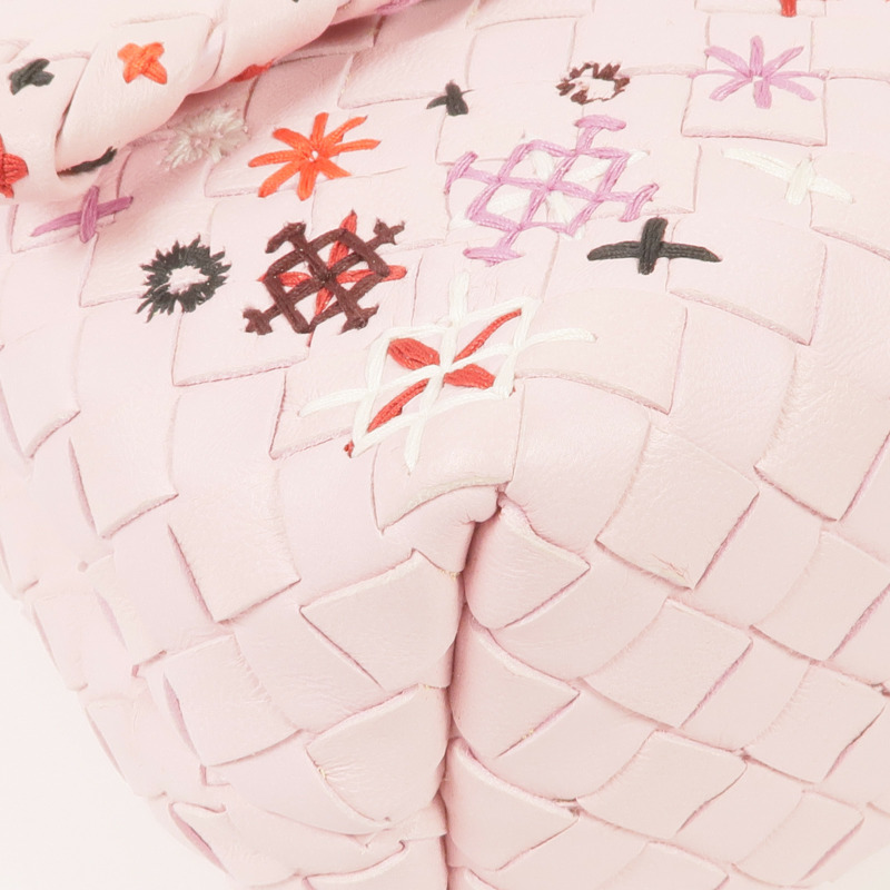 BOTTEGA VENETA 織紋皮革Chain Shoulder鏈帶肩背袋-6