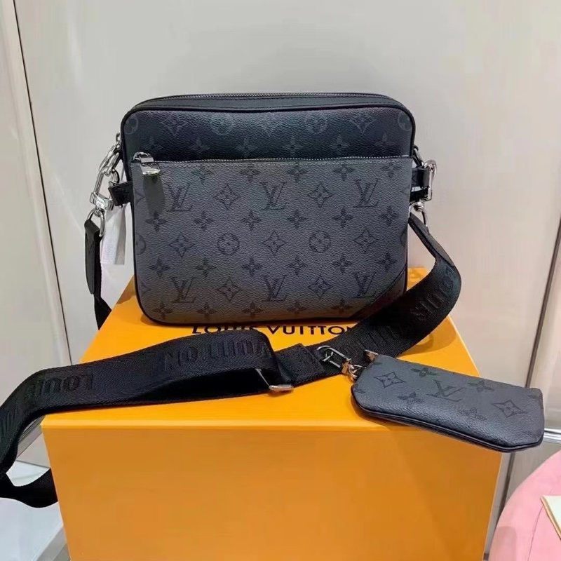 #99新閒置 #芯片款 Lv黑老花三合一斜挎包 #櫃上近🔟萬-3