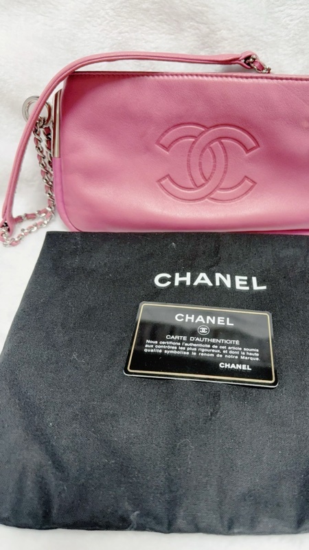 Chanel香奈兒肩背包 手提包 晚宴包 玫瑰粉包包