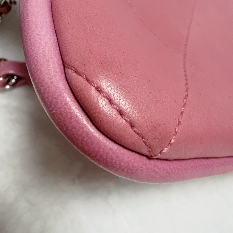 《特價一顆。全網最低價》Chanel香奈兒肩背包 手提包 晚宴包 趕早玫瑰粉包包-15