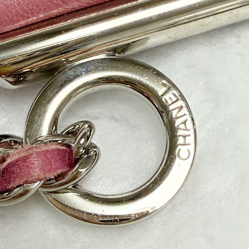 《特價一顆。全網最低價》Chanel香奈兒肩背包 手提包 晚宴包 趕早玫瑰粉包包-27