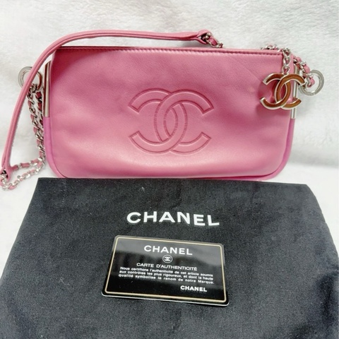 Chanel香奈兒肩背包 手提包 晚宴包 玫瑰粉包包