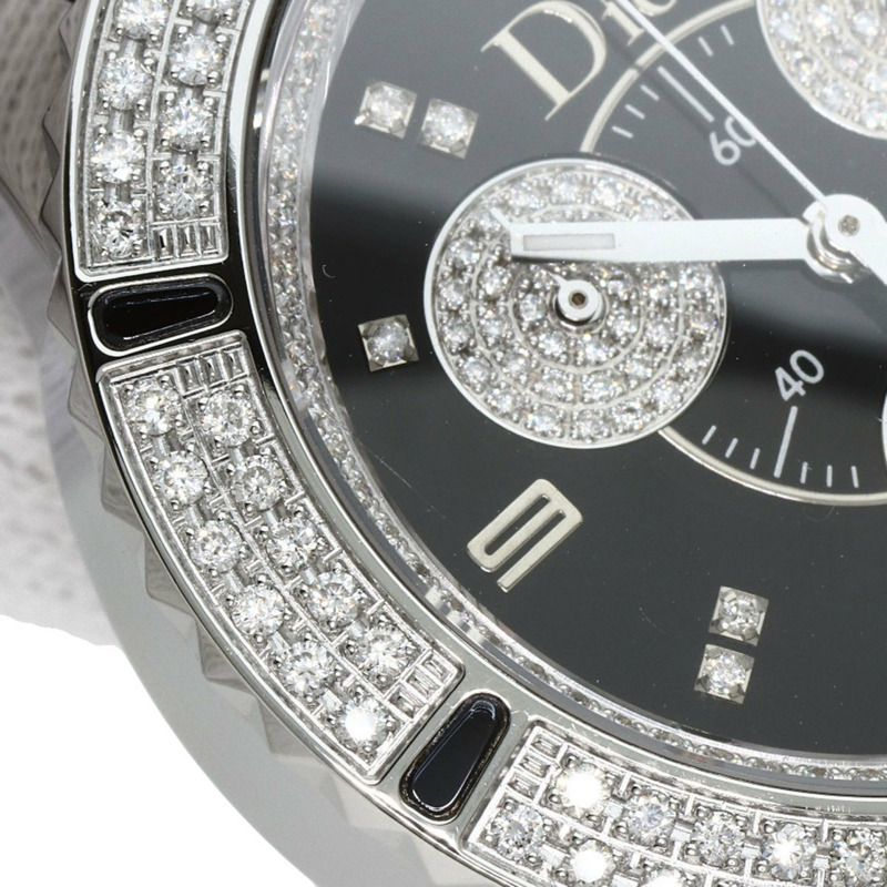 Christian Dior CD11431D 水晶計時鑽石腕錶，不鏽鋼材質，男款-22