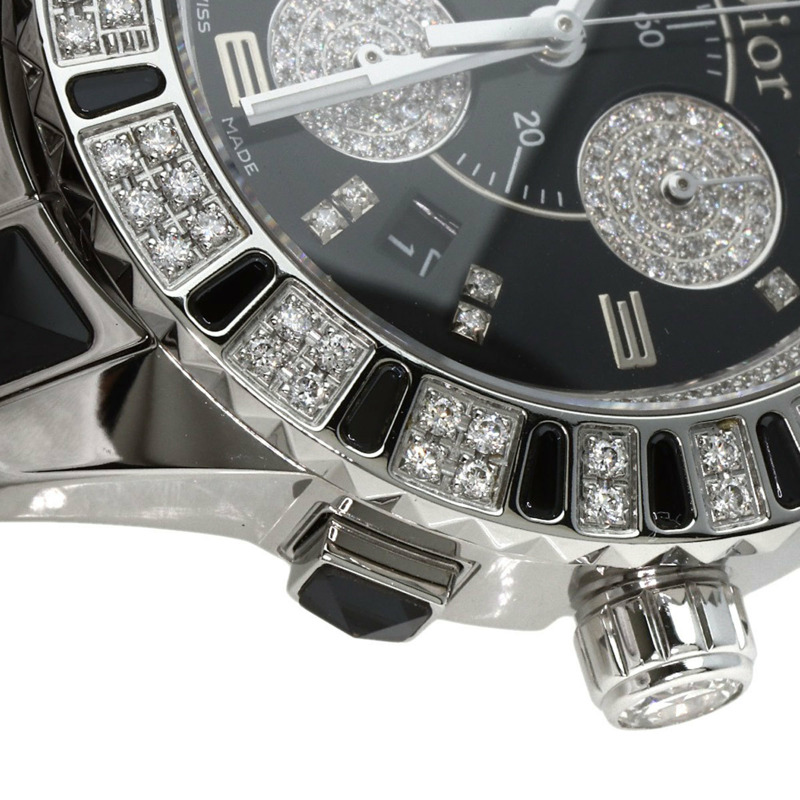 Christian Dior CD11431D 水晶計時鑽石腕錶，不鏽鋼材質，男款-26