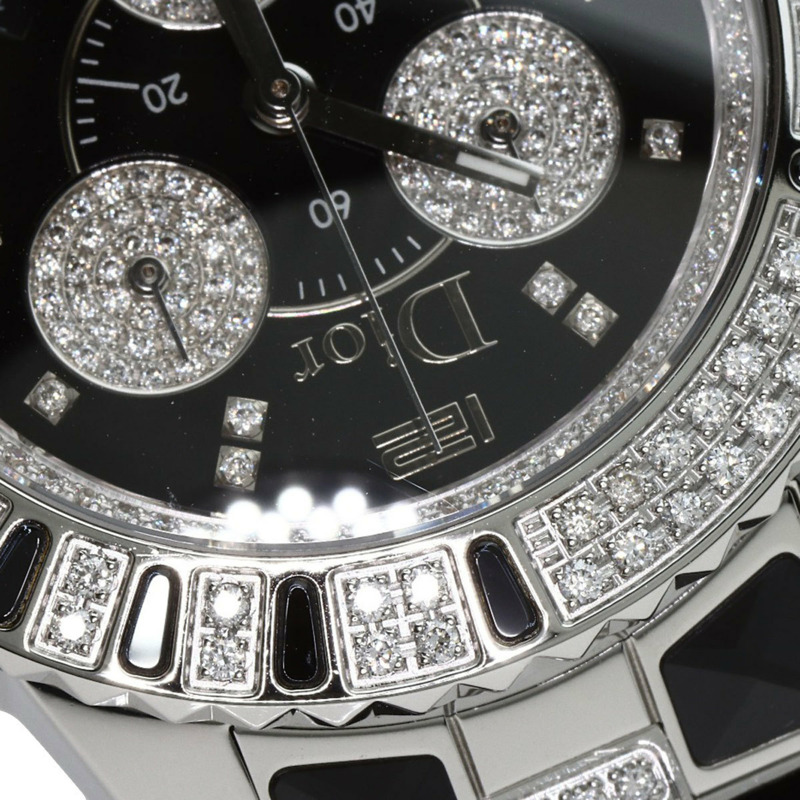 Christian Dior CD11431D 水晶計時鑽石腕錶，不鏽鋼材質，男款-27