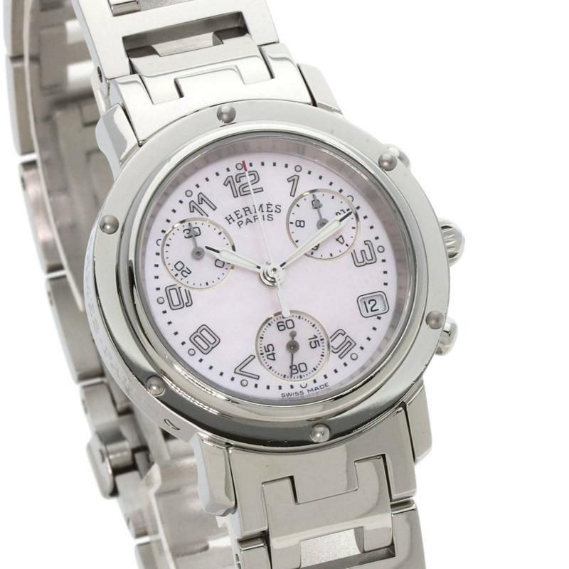 愛馬仕 CL1.310 Clipper 計時腕錶，不鏽鋼材質，女士款-3