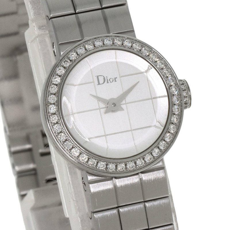 Christian Dior CD040111 La D de Watch，不鏽鋼鑲鑽女錶-3