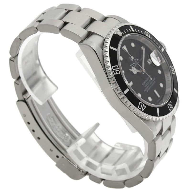 勞力士 16610 潛航者日曆腕錶 不鏽鋼男士腕錶-1