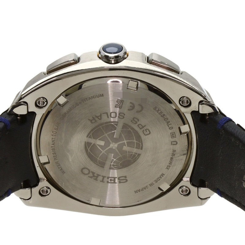 精工 SBXC031 Astron Revolution 系列男士腕錶，鈦陶瓷錶殼搭配皮革錶帶-6