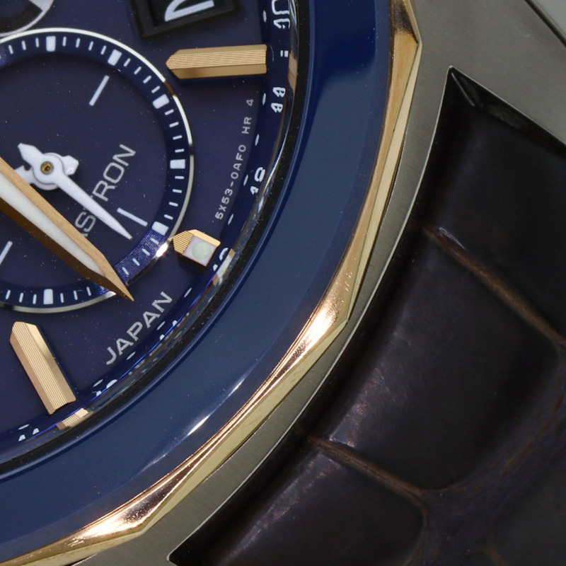 精工 SBXC031 Astron Revolution 系列男士腕錶，鈦陶瓷錶殼搭配皮革錶帶-18