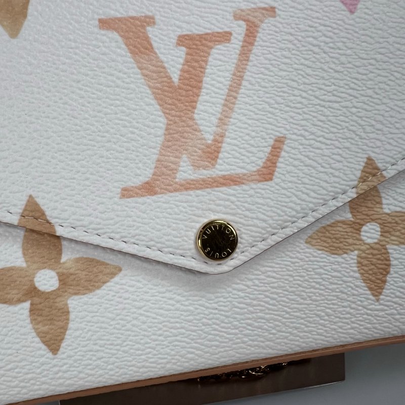 LV M82520/晶片款 拚色老花三合一包-7