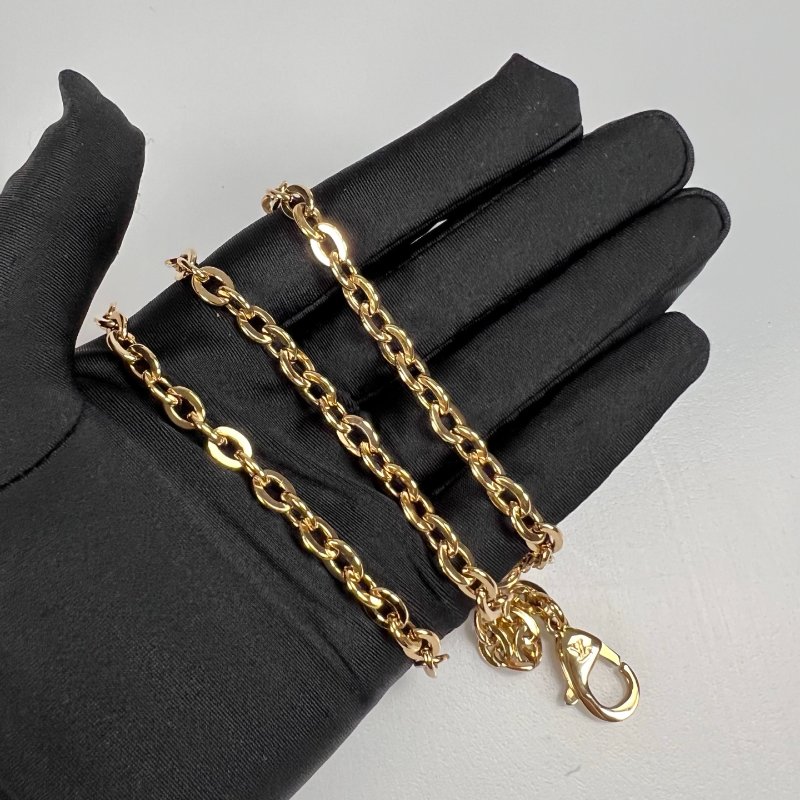 LV M82520/晶片款 拚色老花三合一包-17